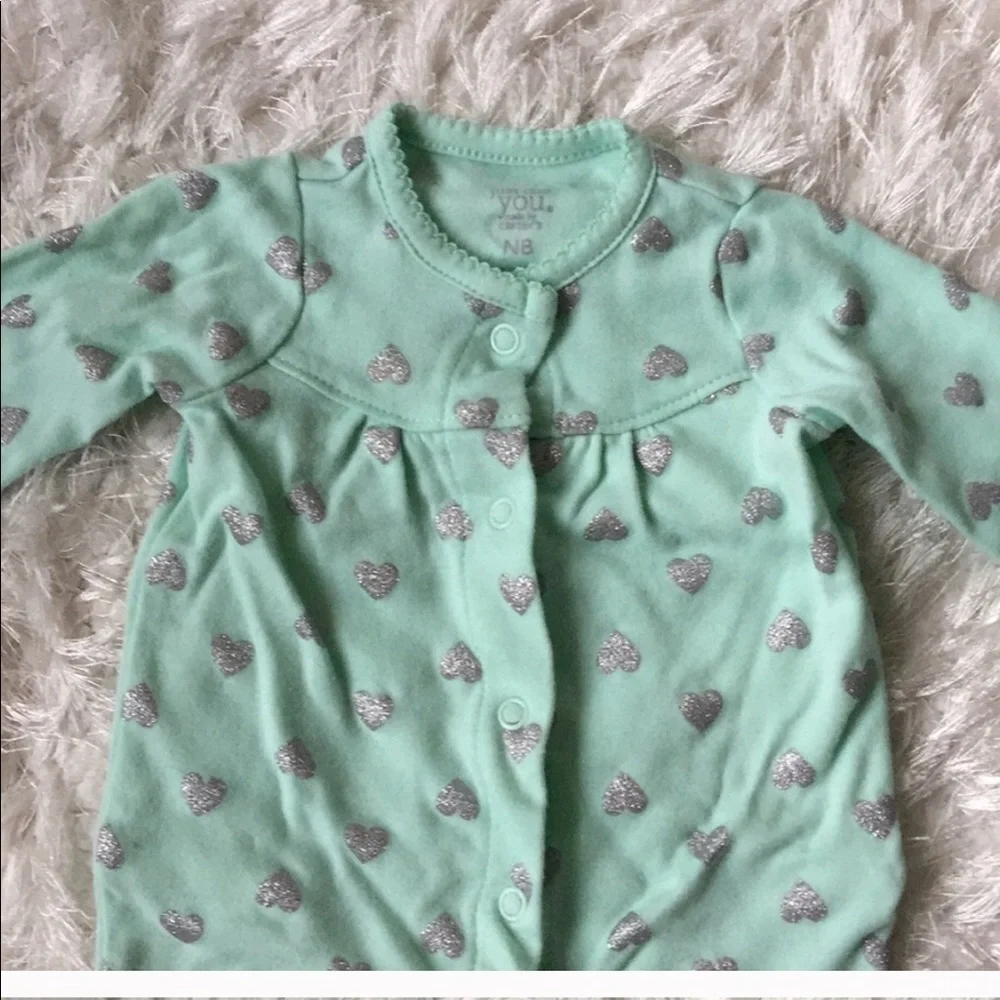 Carter’s Newborn Baby Converter Gown 3 piece Set